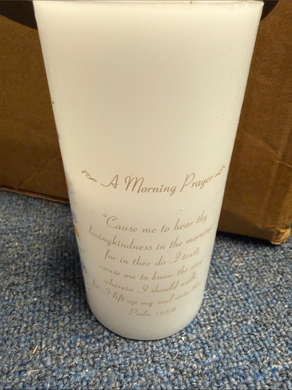 A Morning Prayer Decorative White Tumbler